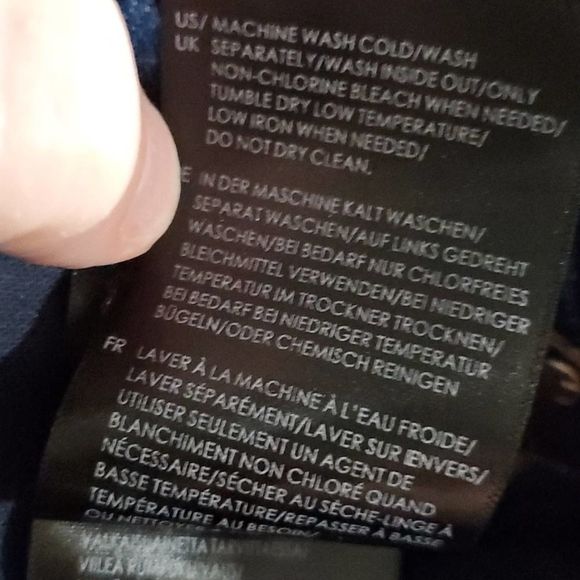 Liverpool Fray Edge distressed Denim Skirt in‎ Primrose Dark plus size 16/33 New - Picture 10 of 11